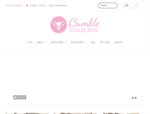 Tablet Screenshot of bumblecollection.com